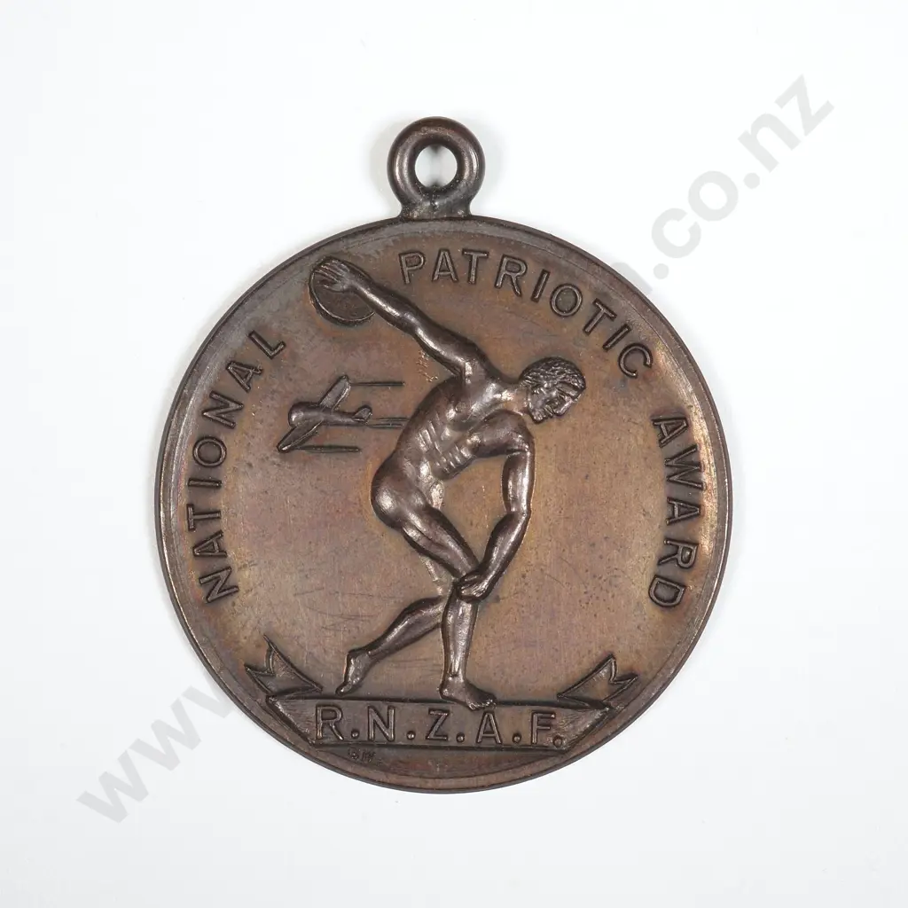 RNZAF National Patriotic Award - Unnamed Medal  Image 1++