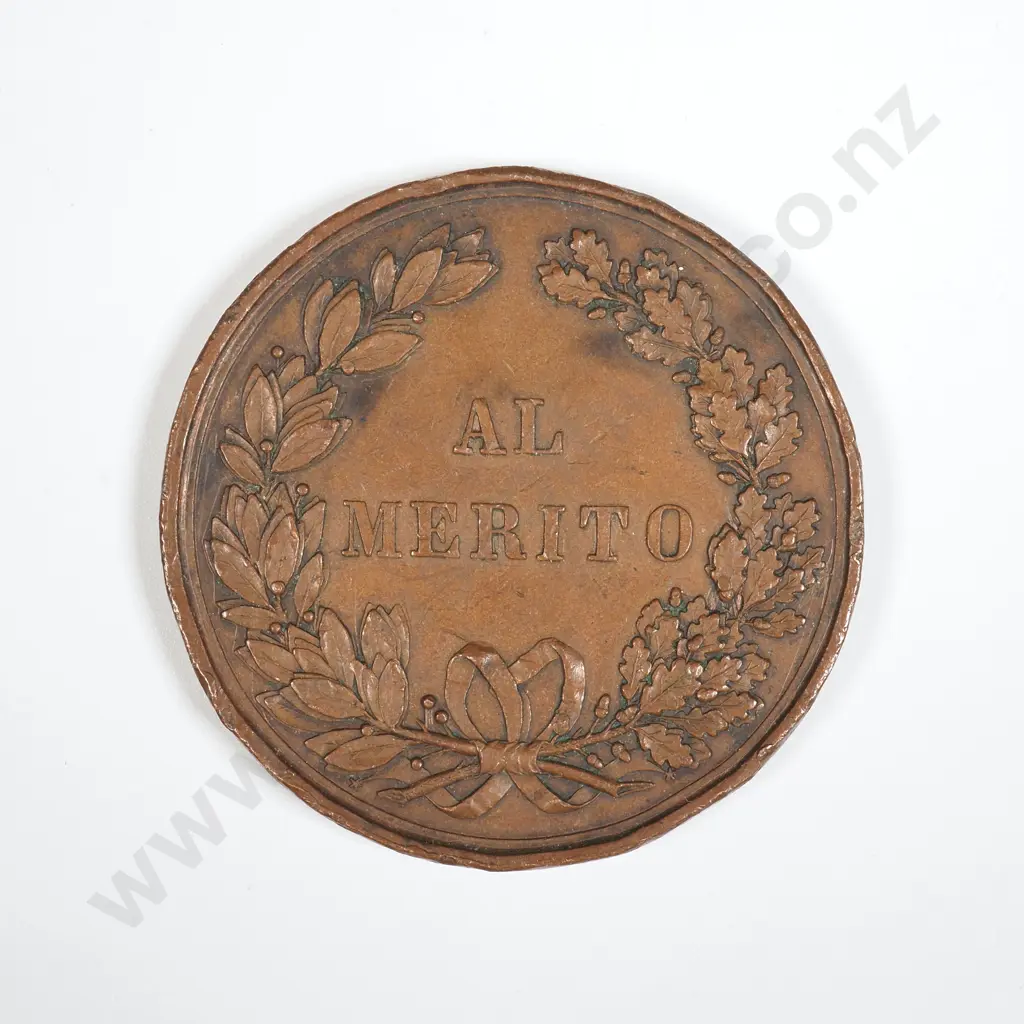 Antique Bronze Italian Medal  Image 1++