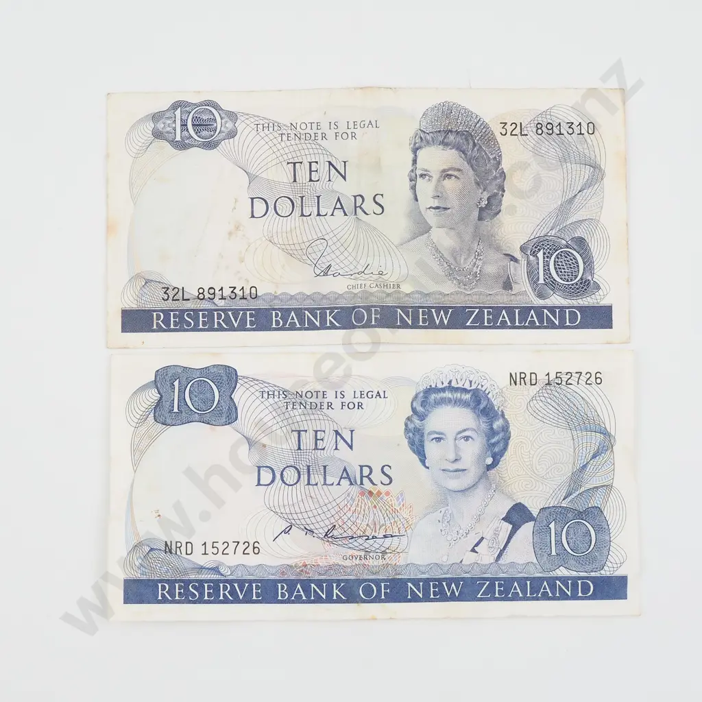 Two Ten Dollar Hardie Banknotes  Image 1++