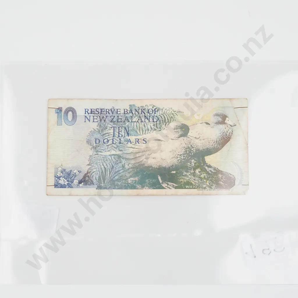 New Zealand Ten Dollar Brash Banknote  Image 1++