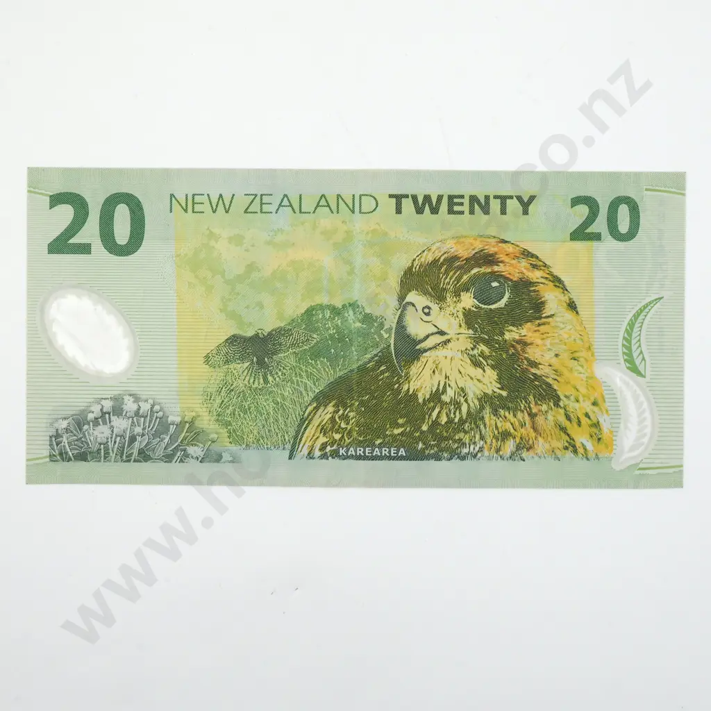 New Zealand Twenty Dollar Brash Banknote -AUNC Image 1++