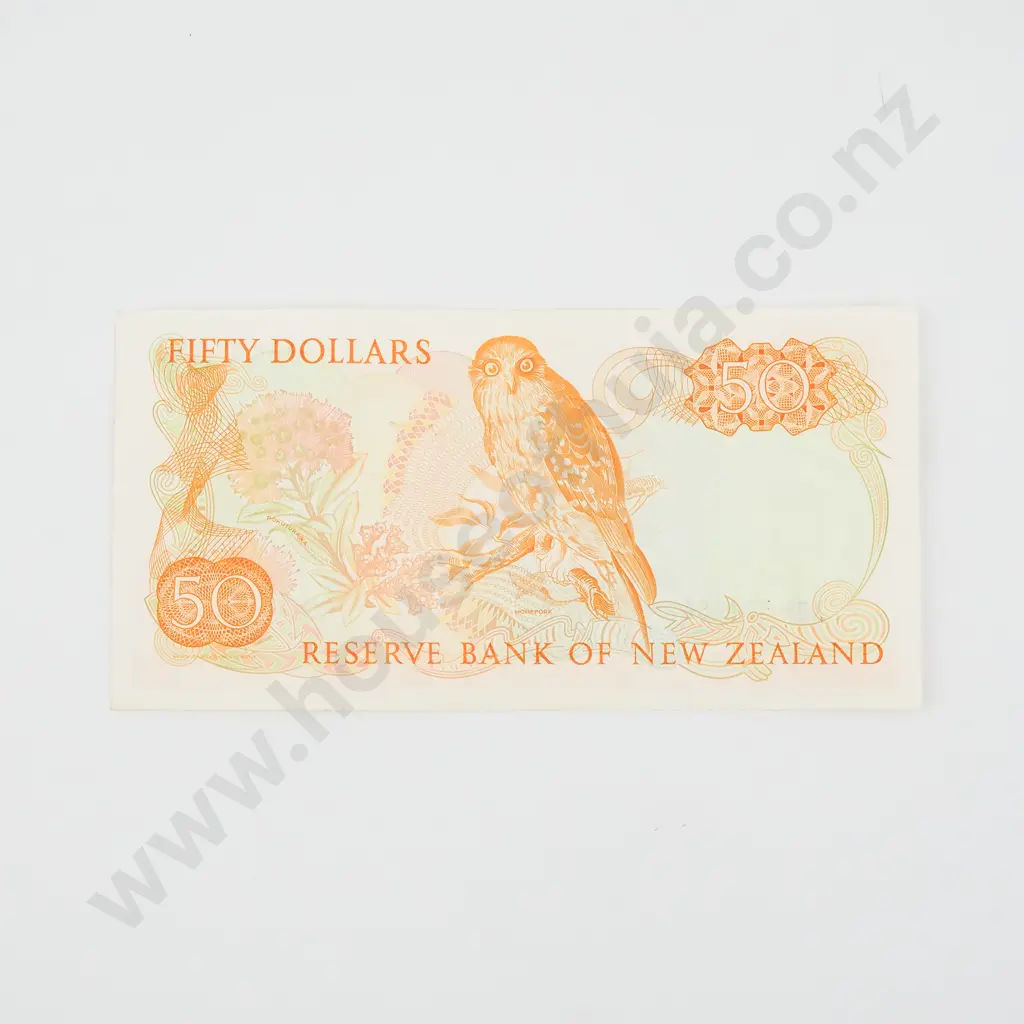 New Zealand Fifty Dollar Brash Banknote  Image 1++