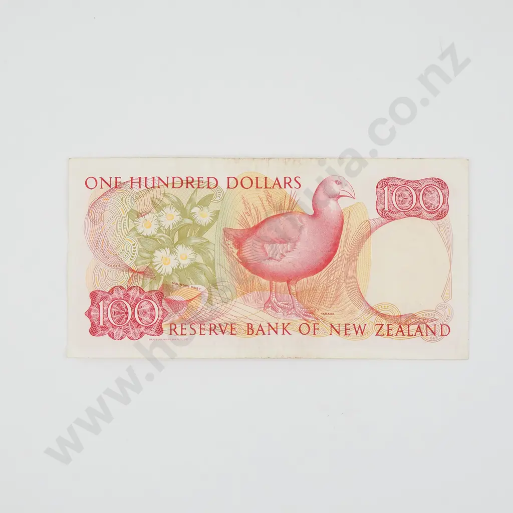 New Zealand 100 Dollar Russell Banknote  Image 1++