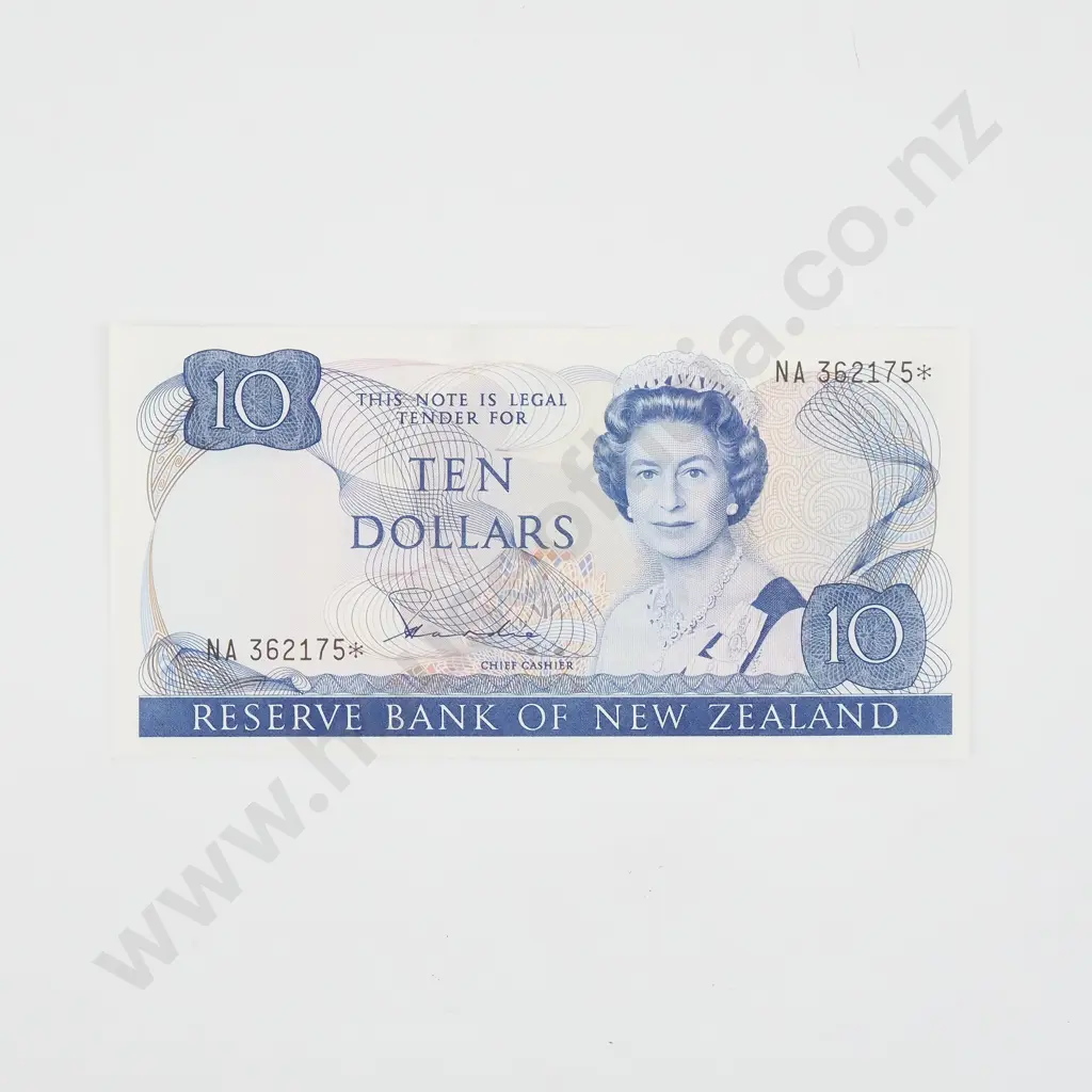 Ten Dollar New Zealand Hardie Star Banknote - EF CV $75 Image 1++