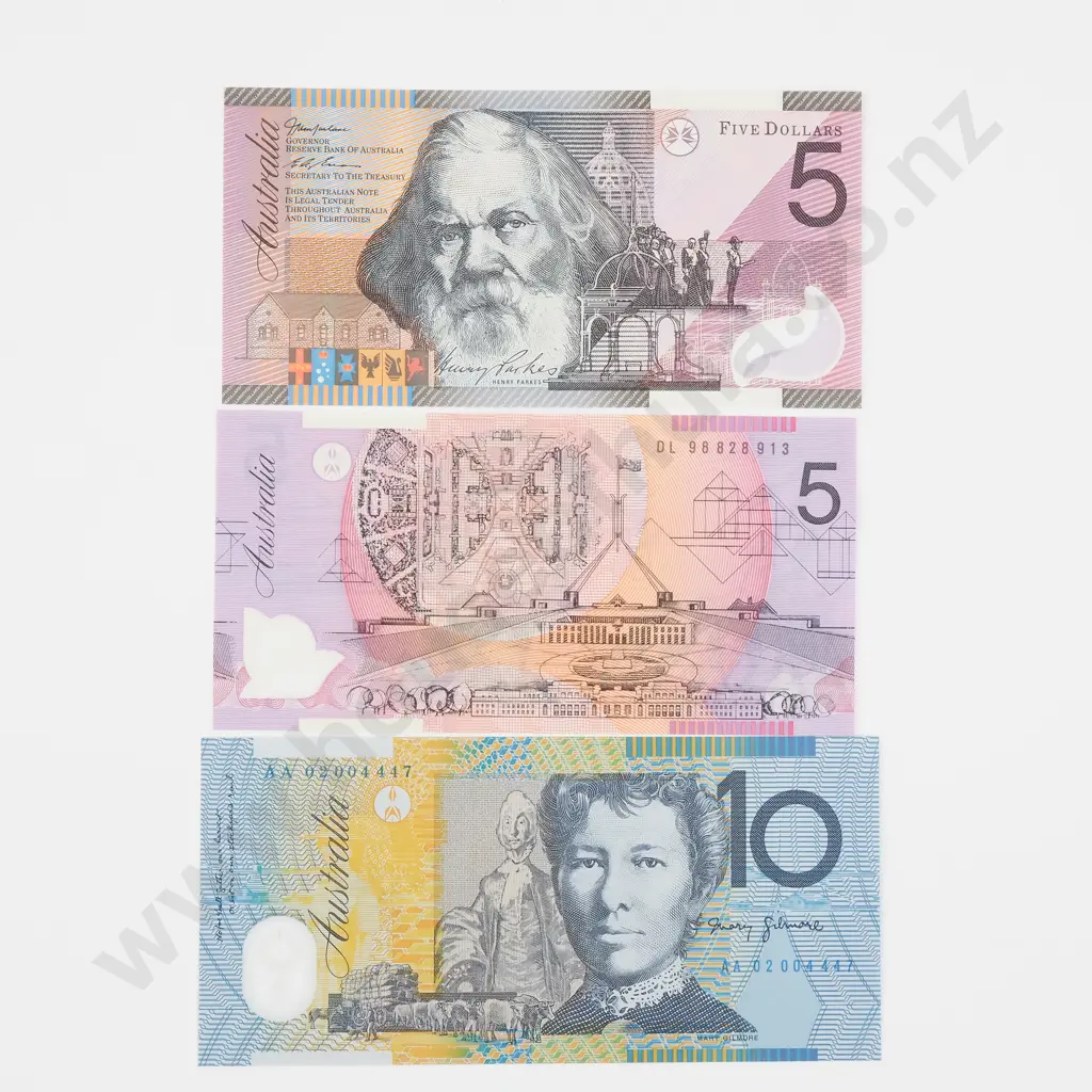 Assorted Australian Banknotes  Image 1++