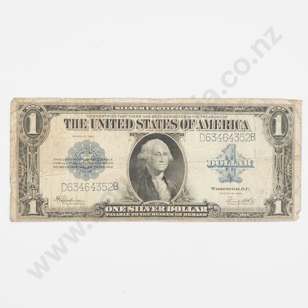 Large United States of America One Dollar Banknote - 1923 Series  Image 1++