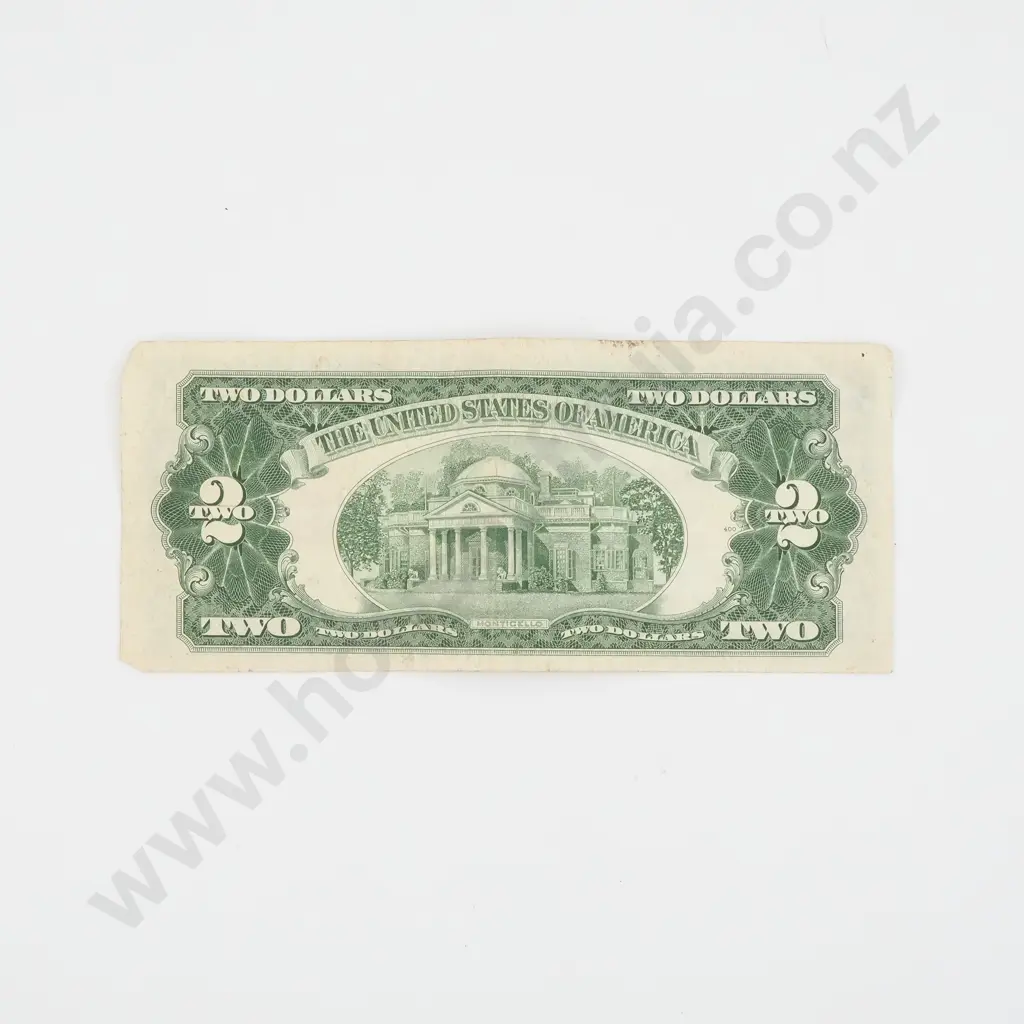 United States of America Two Dollar Banknote - 1953 Series  Image 1++