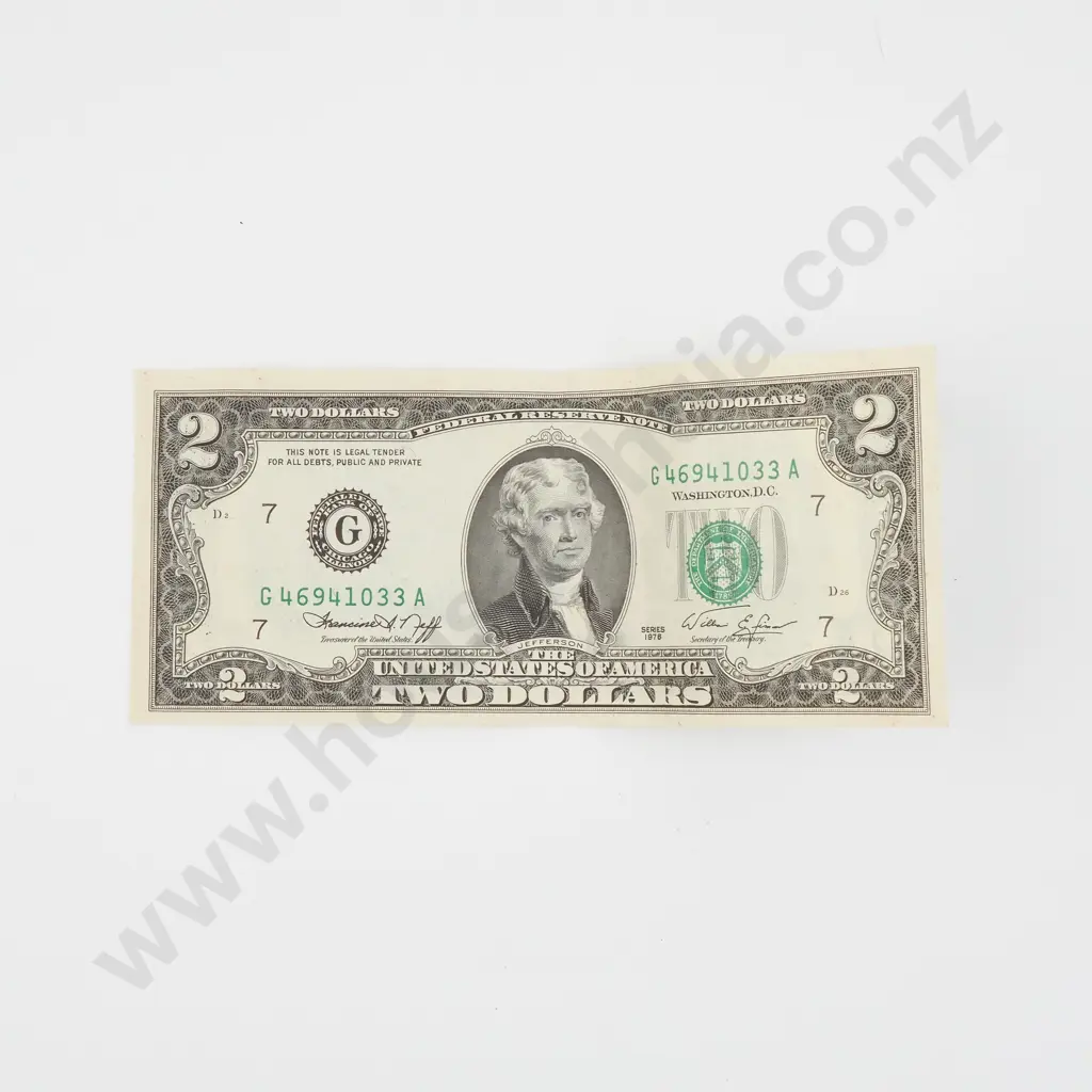 United States of America Two Dollar Banknote - 1976 Series  Image 1++