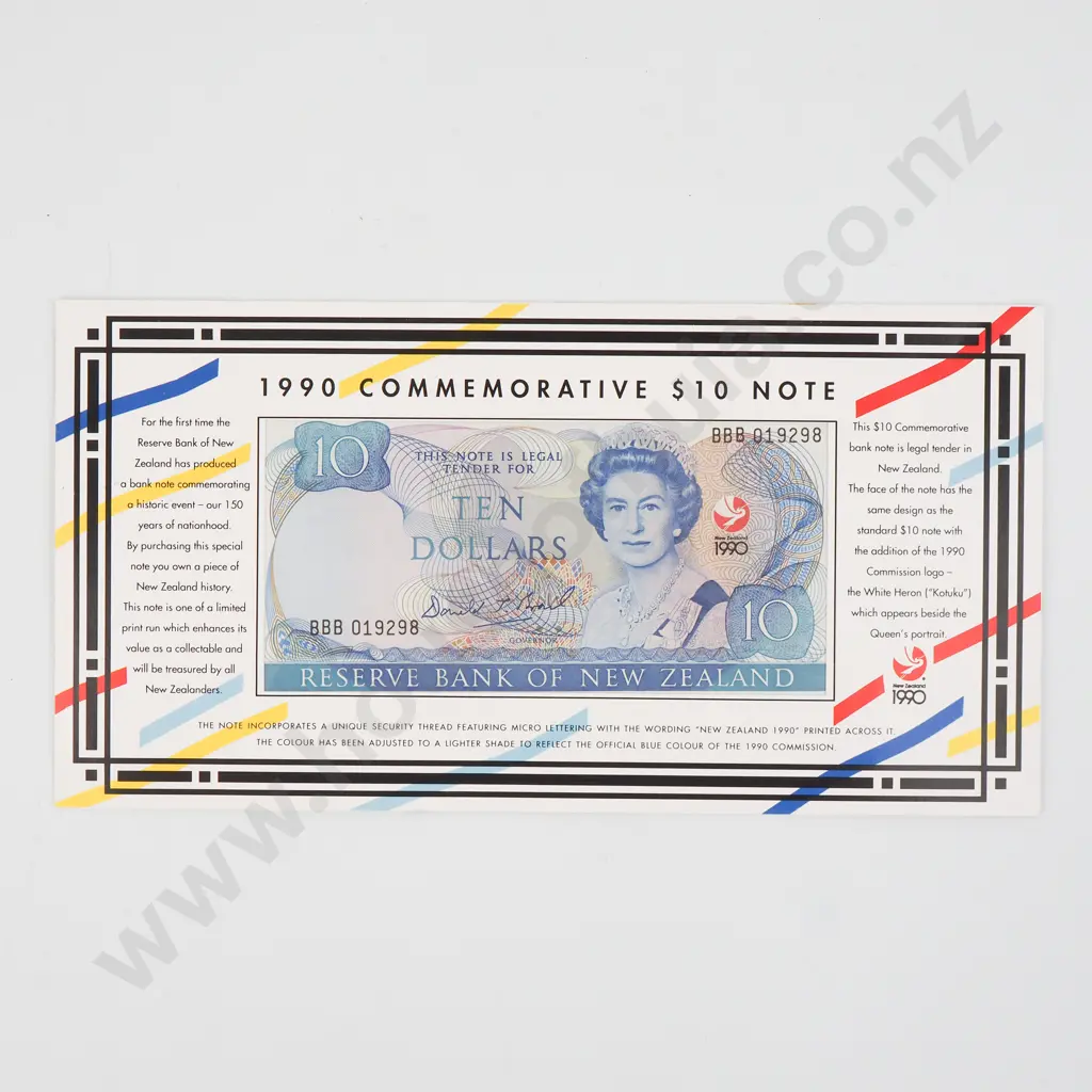 1990 Commemorative $10 Note Set  Image 1++