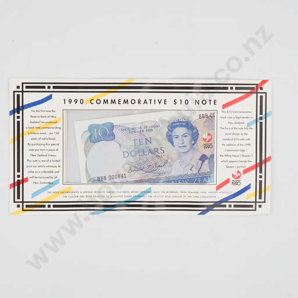 1990 Commemorative $10 Note Set  Image 1++