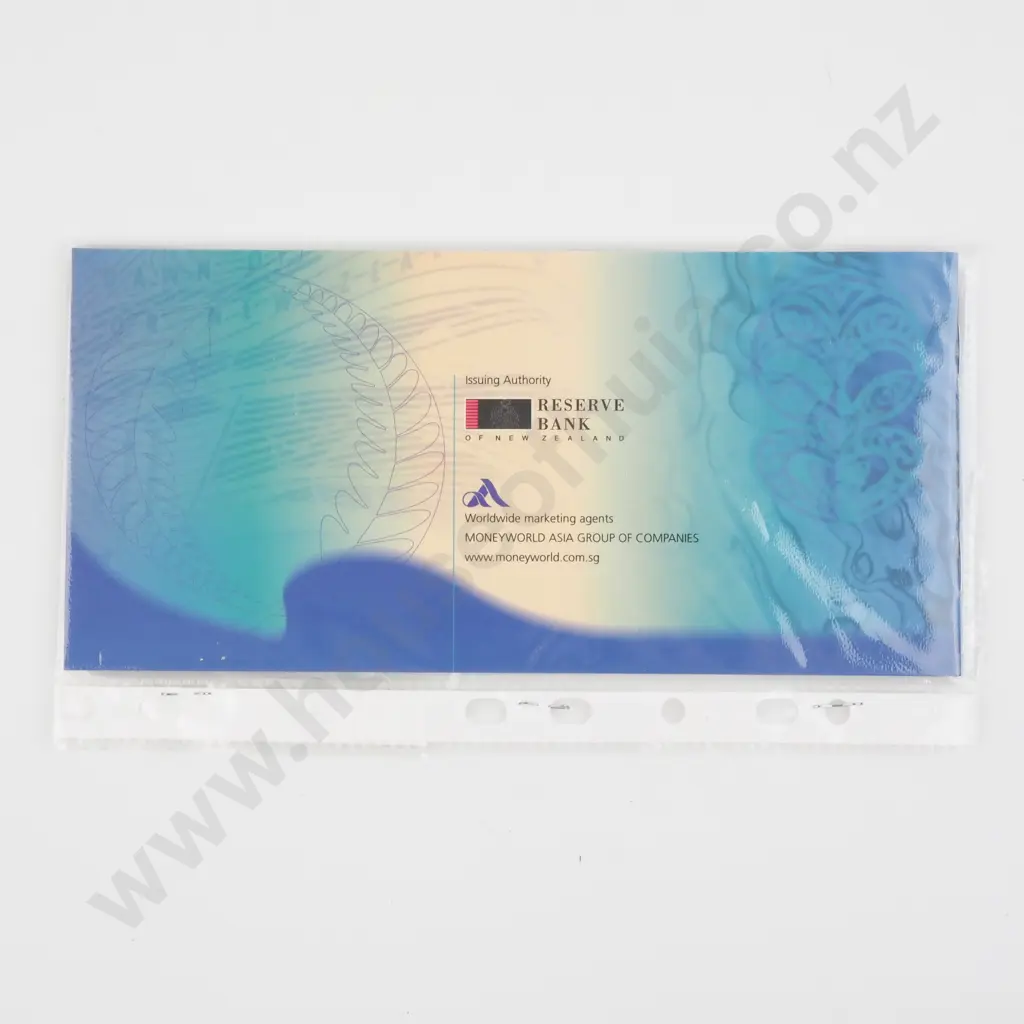 1990 Commemorative Ten Dollar Brash Banknote in Presentation Package - Wavy & Uncentered  Image 1++