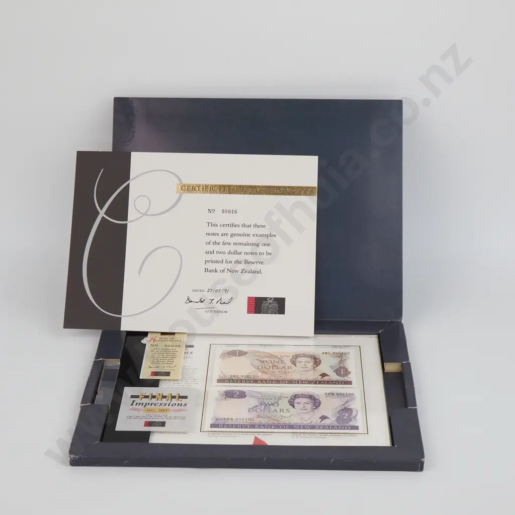 New Zealand Brash Banknote Final Impressions Set  Image 1++