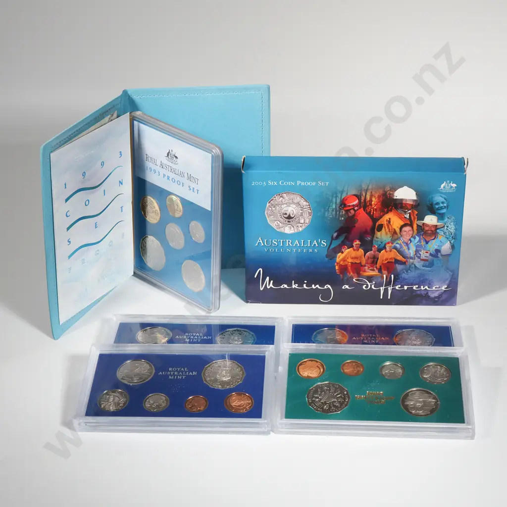 Six Australian Proof Sets  Image 1++