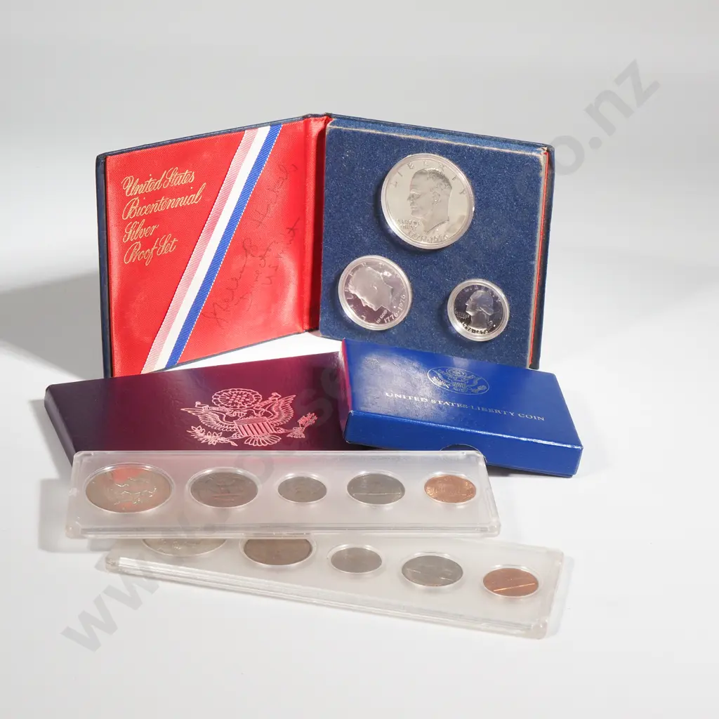 Five USA Proof Coins / Set - Five Silver Coins Total ASW of 0.83 Ounces  Image 1++