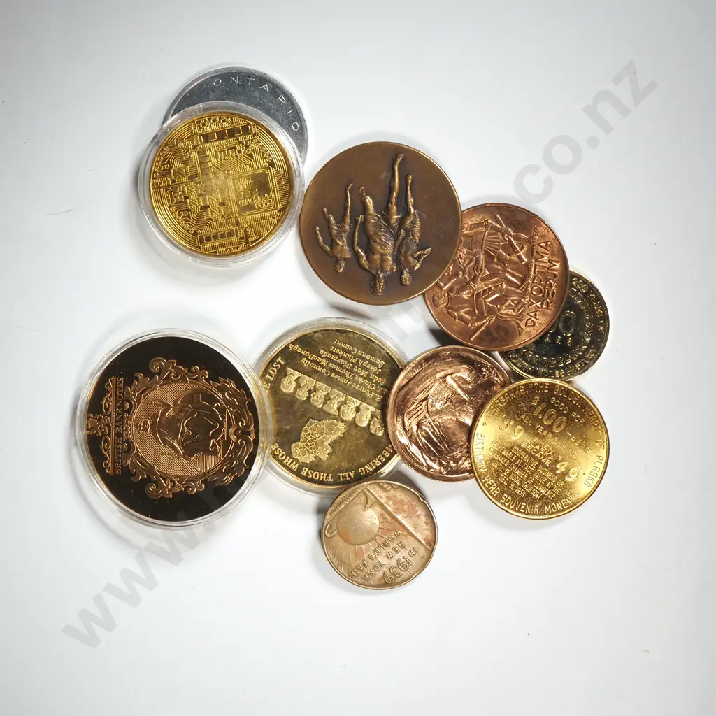 Assorted Vintage & Antique Commemorative Medals & Medallions  Image 1++