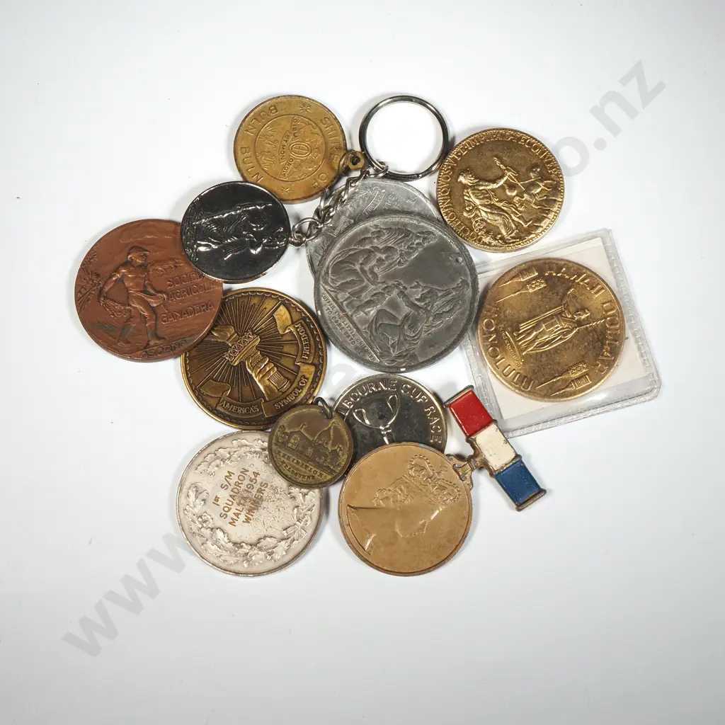 Assorted Vintage & Antique Commemorative Medals & Medallions  Image 1++