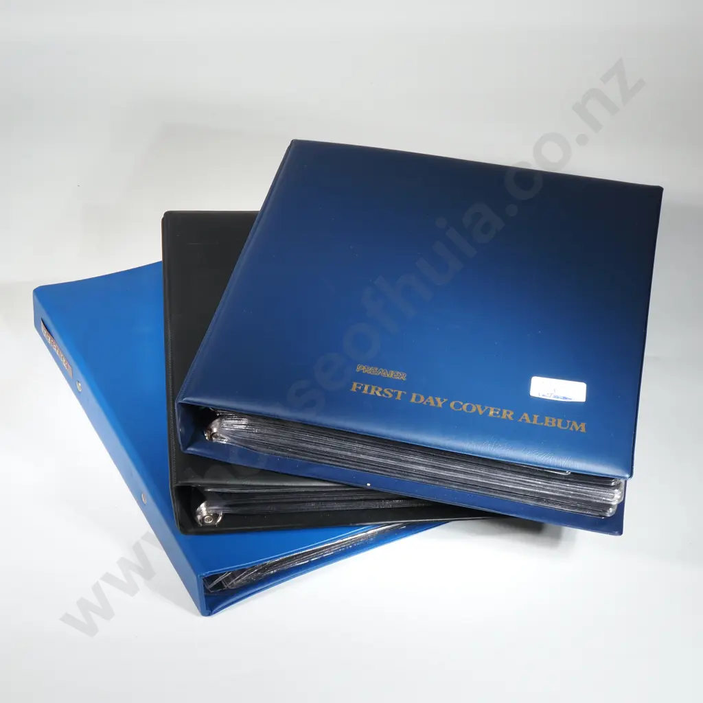 Three Albums of Assorted New Zealand First Day Covers  Image 1++