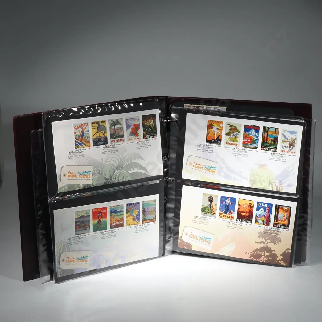 New Zealand Stamps, Mint & Used & First Day Covers in Album - Approx Face Value $100 Image 1++