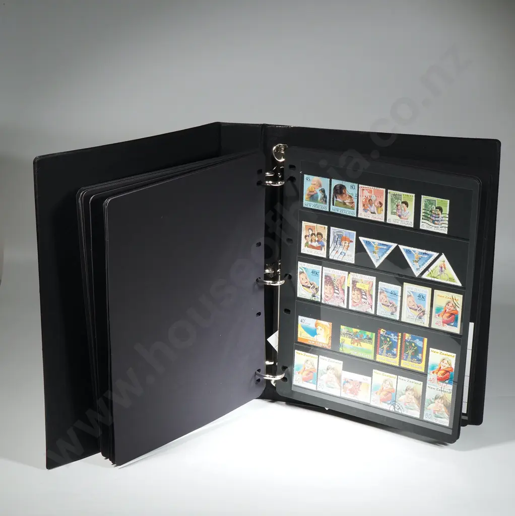 New Zealand Stamps, Mint & Used & First Day Covers in Album - Approx Face Value $150 Image 1++