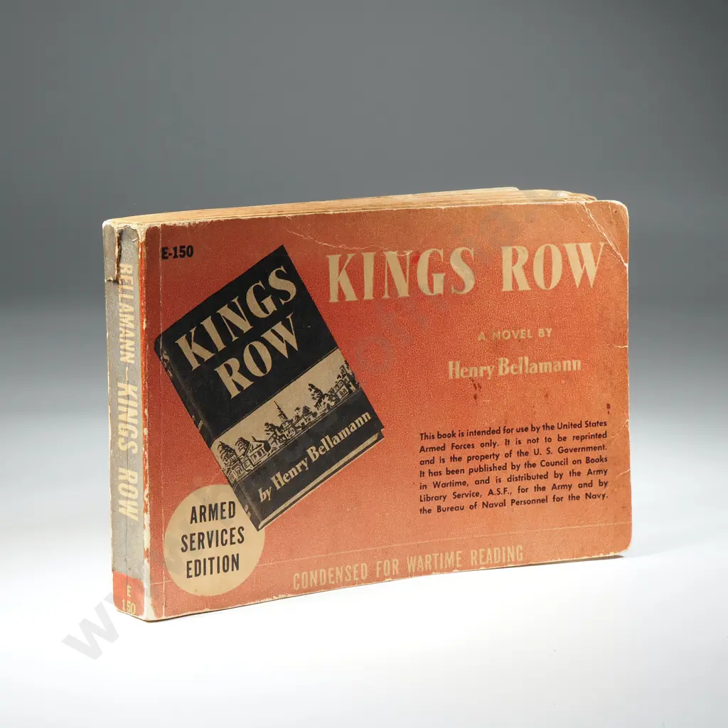 Armed Services Edition Booklet 'Kings Row'. Image 1++