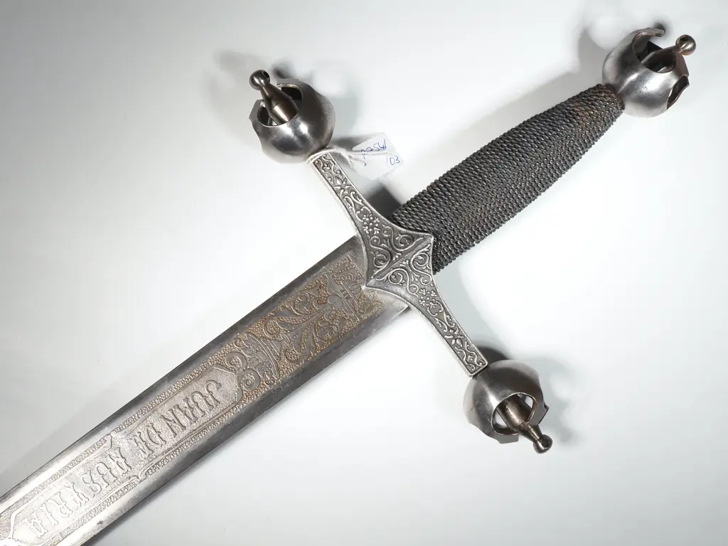 Vintage Toledo Souvenir  'Juan De Austria' Sword. Image 1++