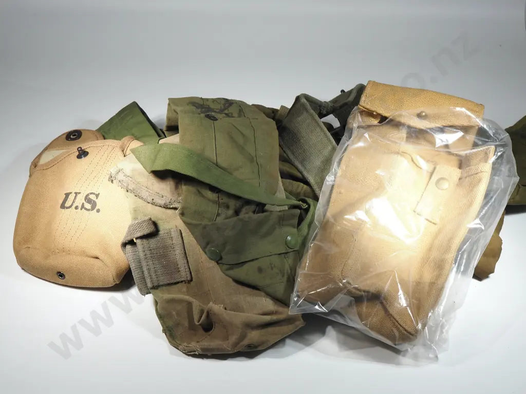 WW2 Assorted Pouches & Webbing Image 1++