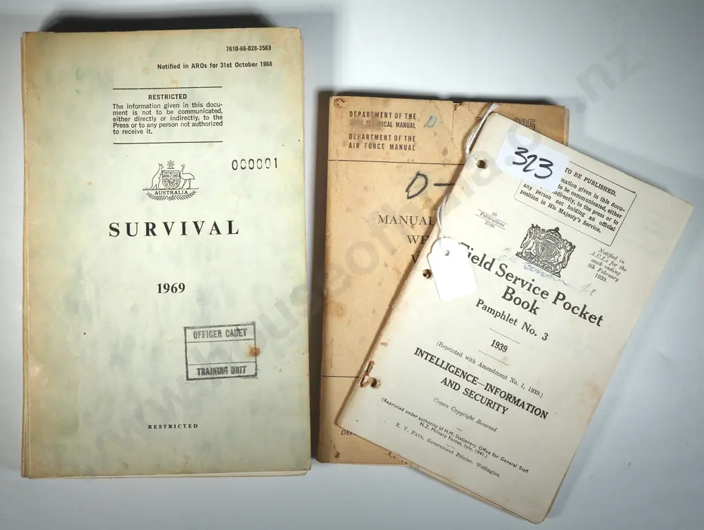 3 Military Manuals Image 1++