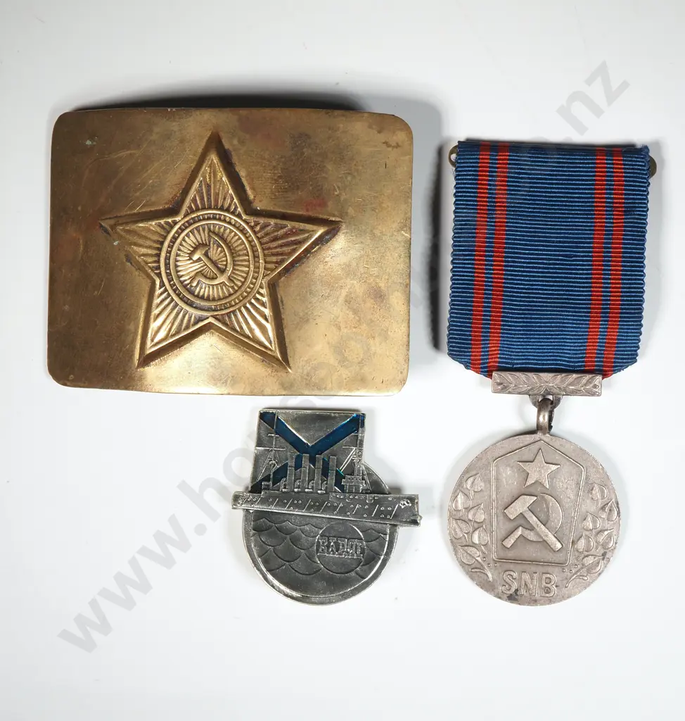 Three Soviet Military Items  Image 1++
