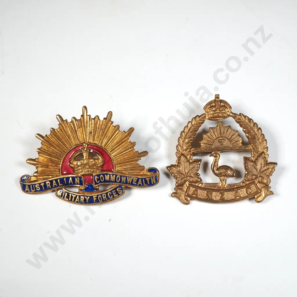 Two Australian Sweetheart Badges Image 1++