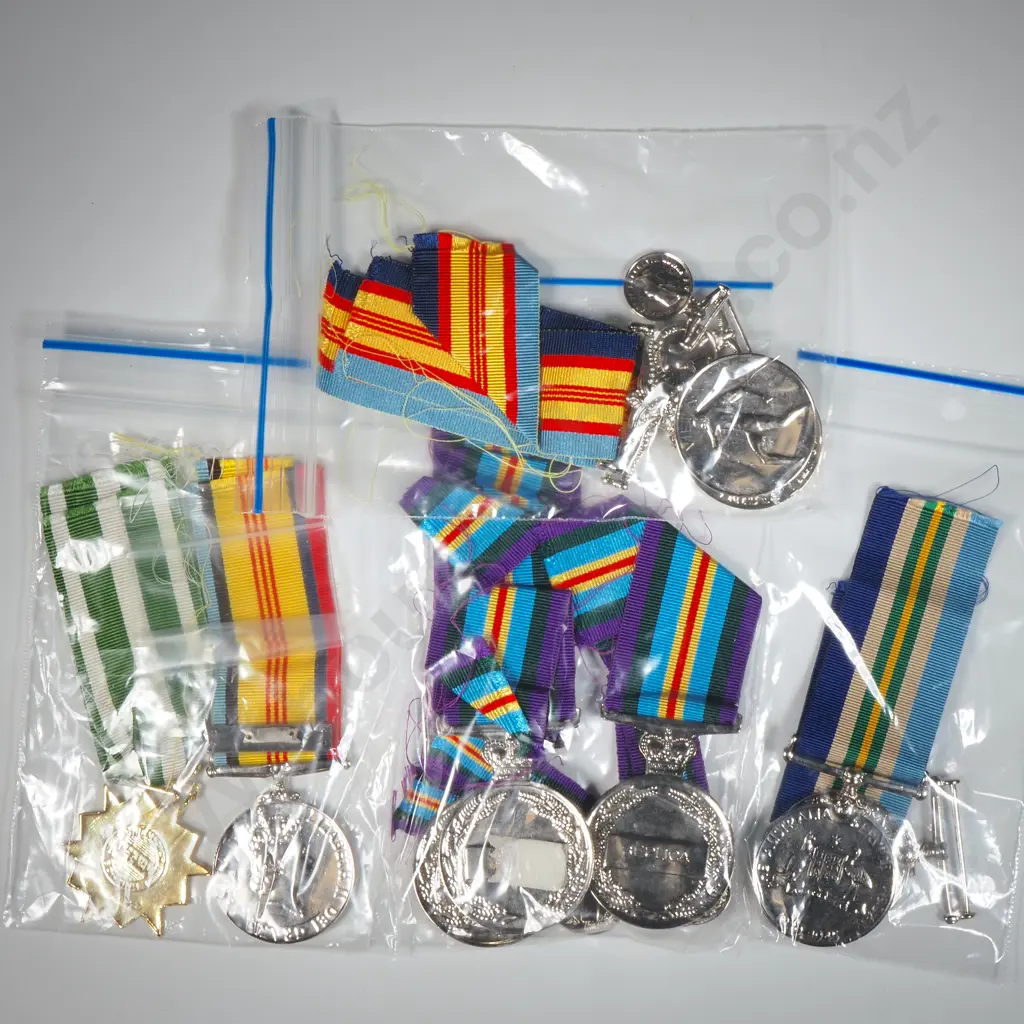 Assorted Lot of Replica Military Medals & Miniatures  Image 1++