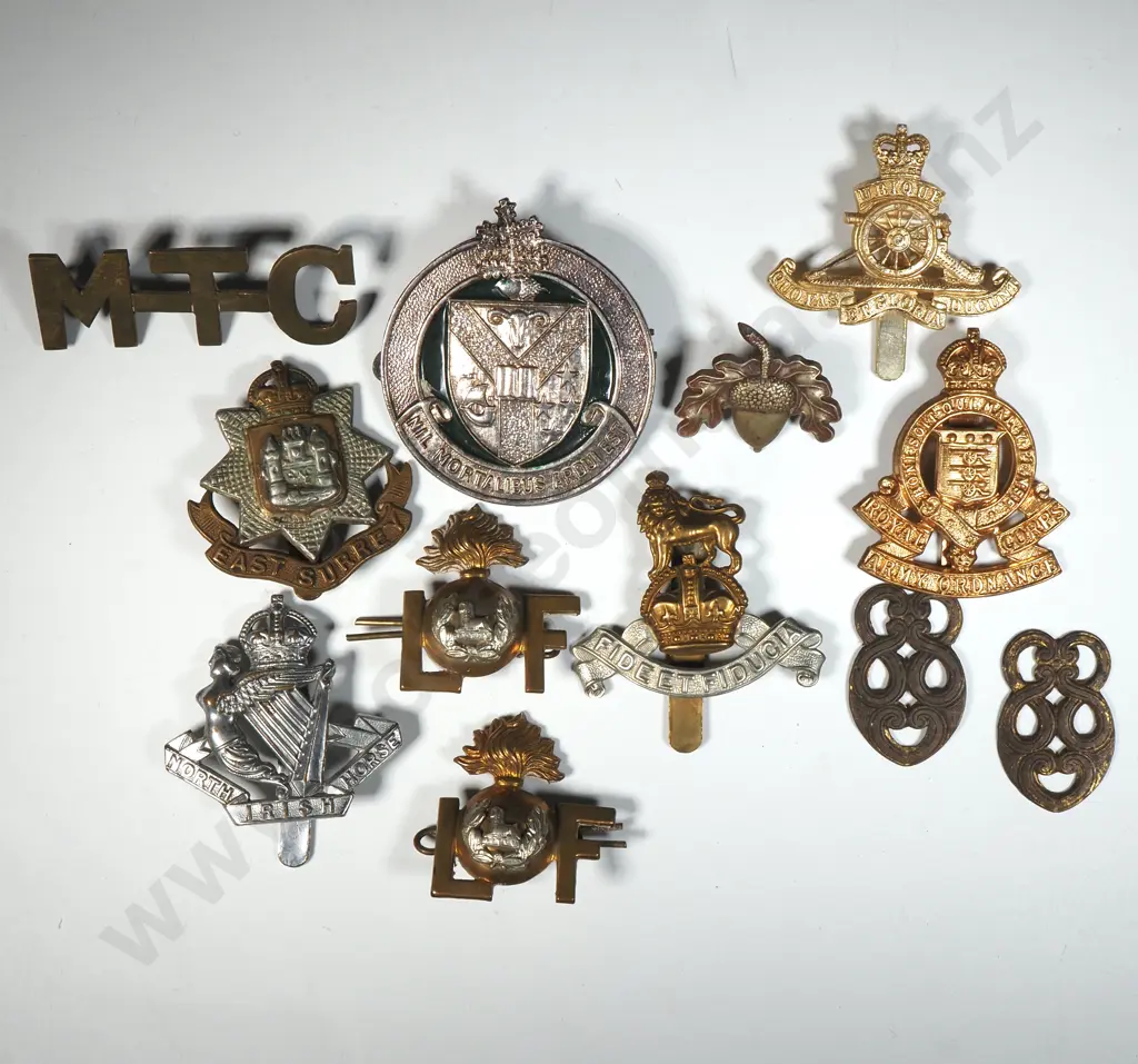 Ten Assorted British Military Badges. Image 1++