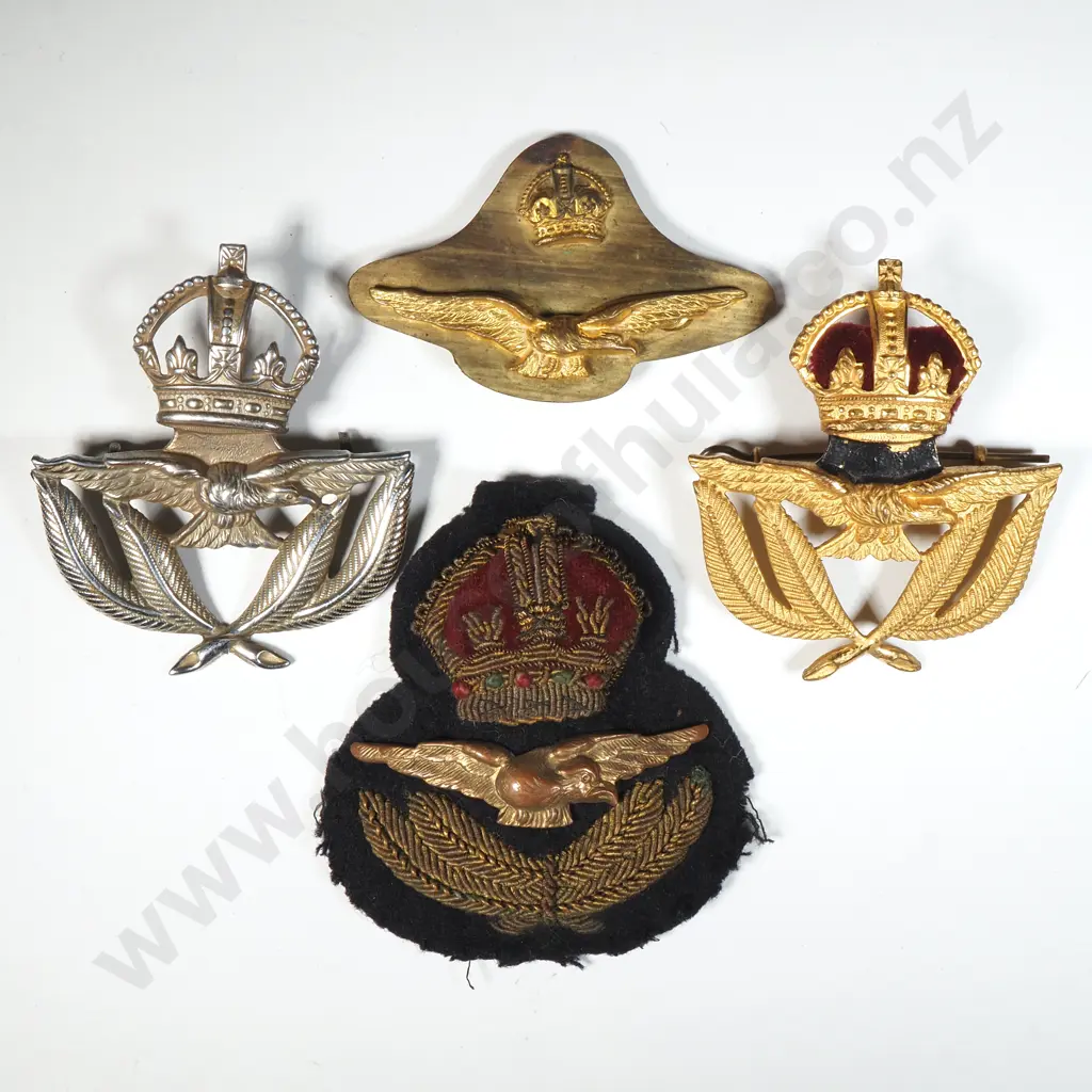 Four Assorted Air Force Hat Badges. Image 1++