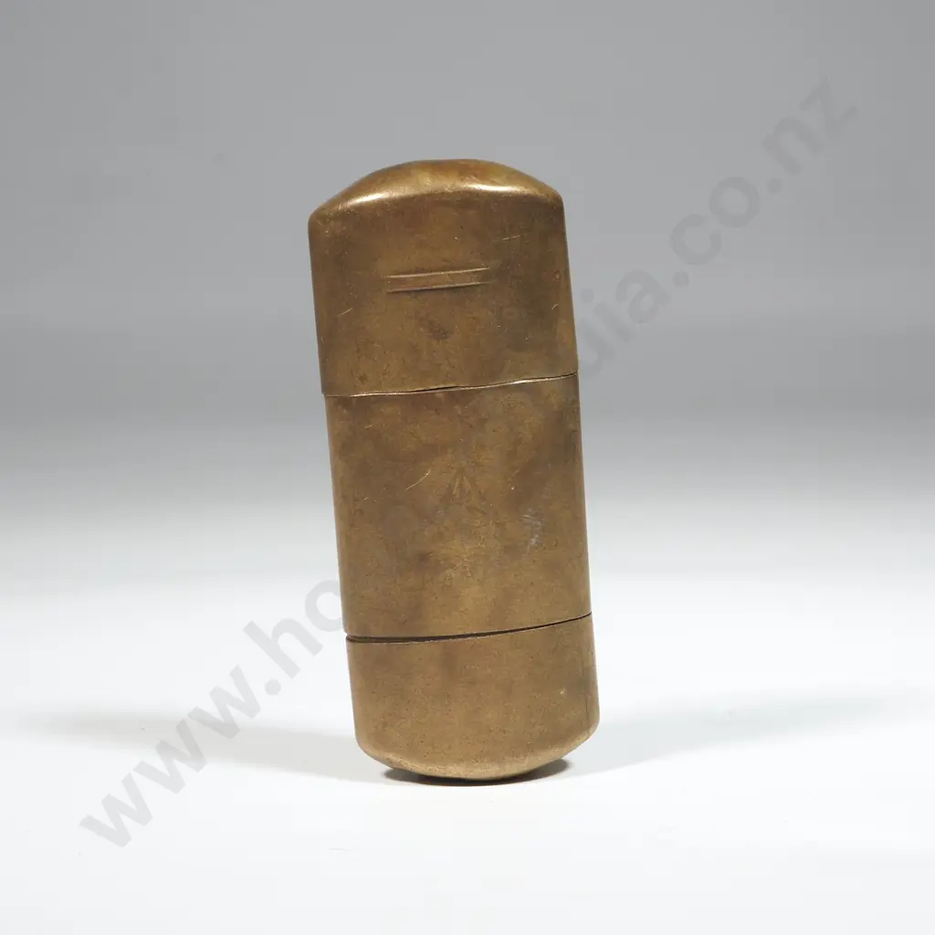 WWII Brass Cigarette Lighter. Image 1++