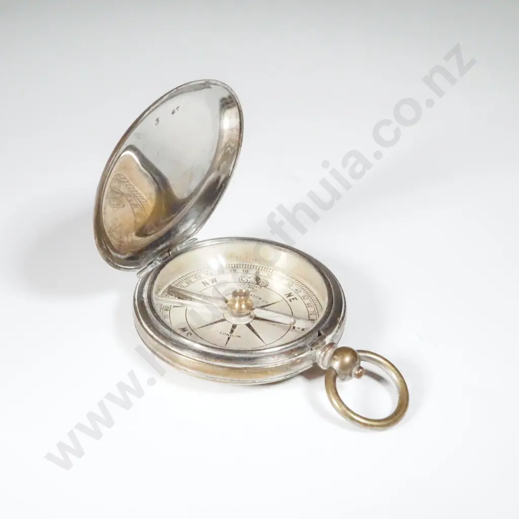 WWI Private Purchase Compass, Engraved Corporal J.H. Smith. Image 1++