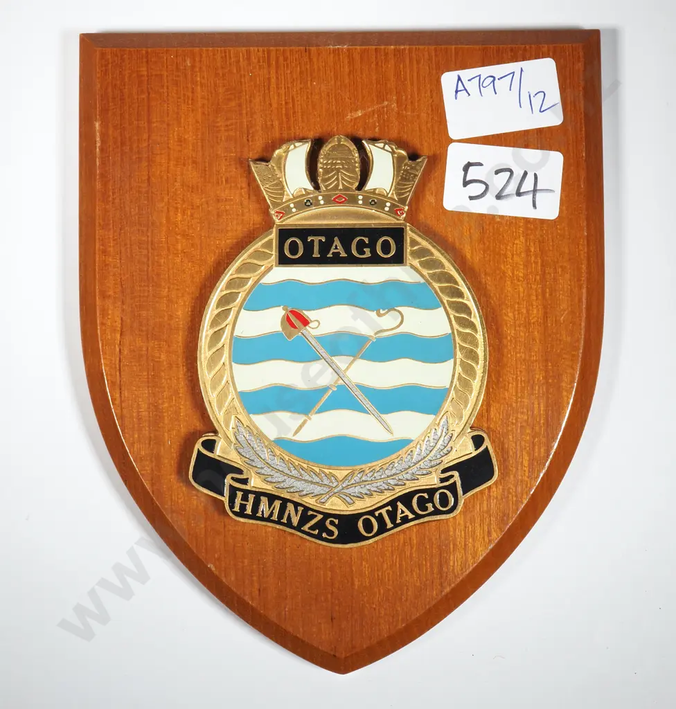 HMNZS Otago Wall Hanging Plaque  Image 1++