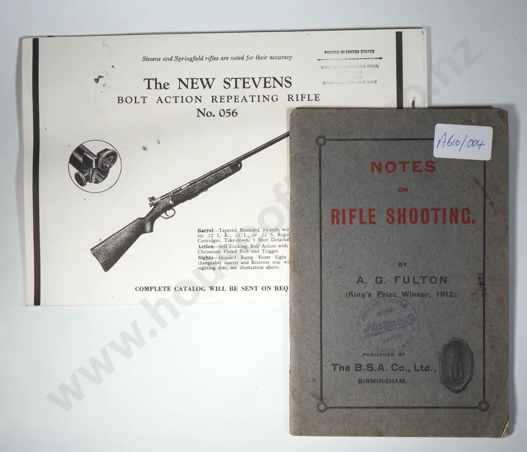Two Pamphlets on Shooting Image 1++