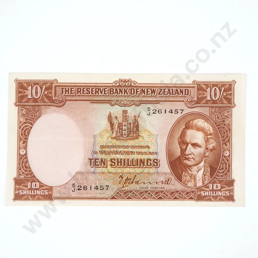 Ten Shilling Hanna Banknote - EF  Image 1++