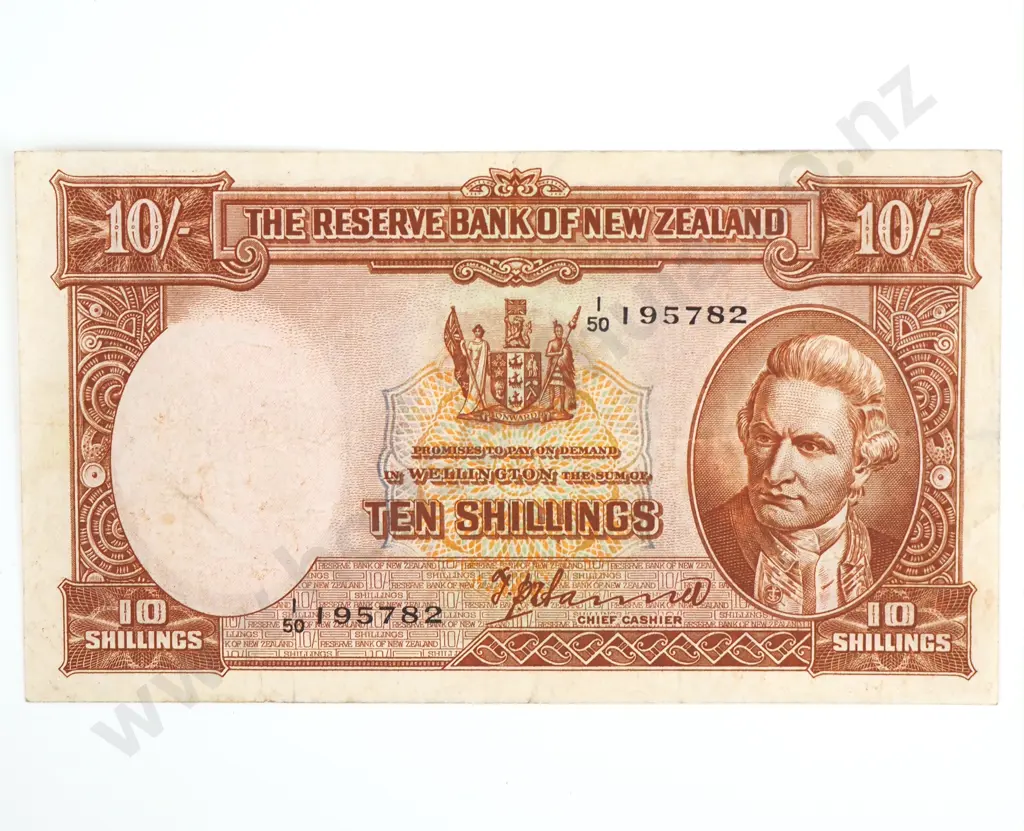 Ten Shilling Hanna Banknote  Image 1++