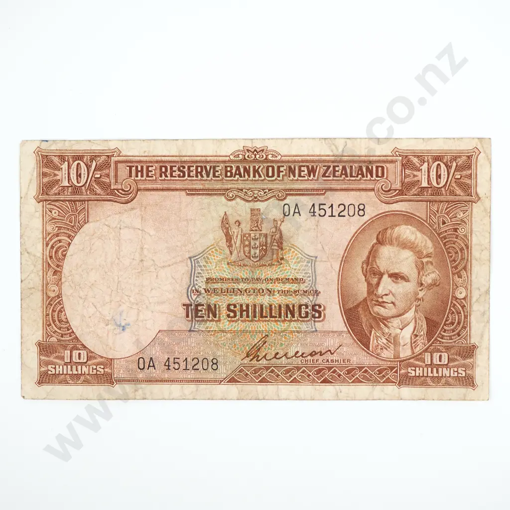 Ten Shilling Wilson Banknote  Image 1++