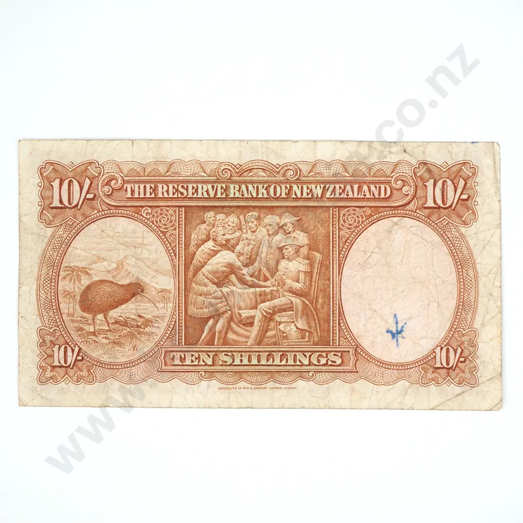 Ten Shilling Wilson Banknote  Image 1++