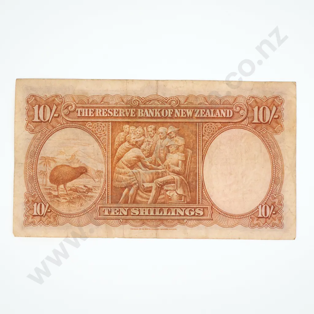 Ten Shilling Wilson Banknote  Image 1++