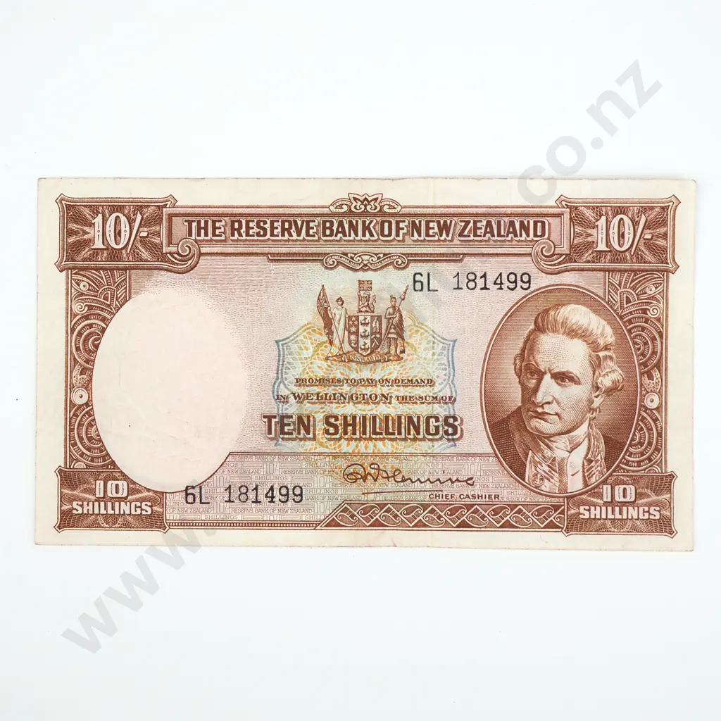 Ten Shilling Fleming Banknote  Image 1++