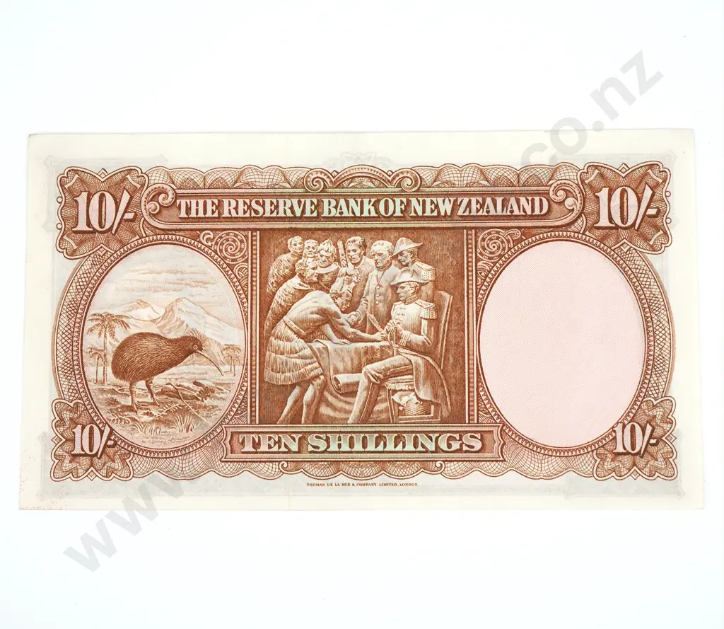 Ten Shilling Fleming Banknote - 7Y Prefix - AUNC  Image 1++