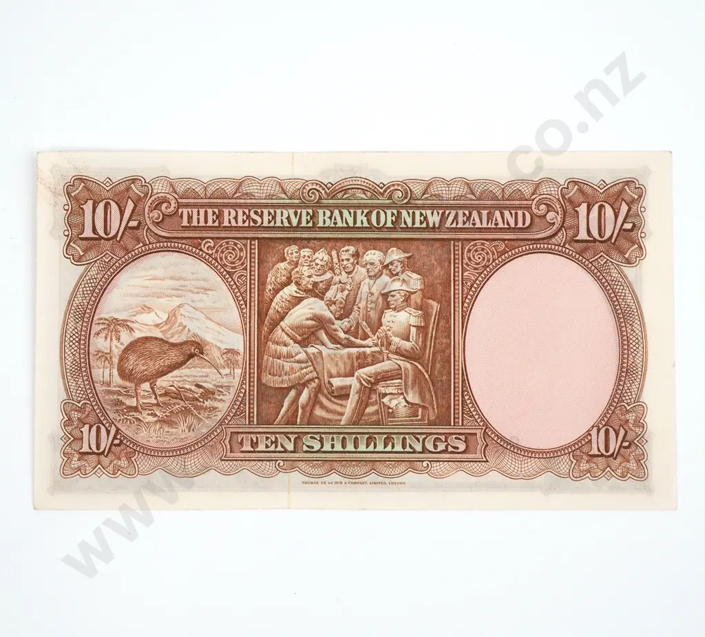 Ten Shilling Fleming Banknote - AUNC Image 1++