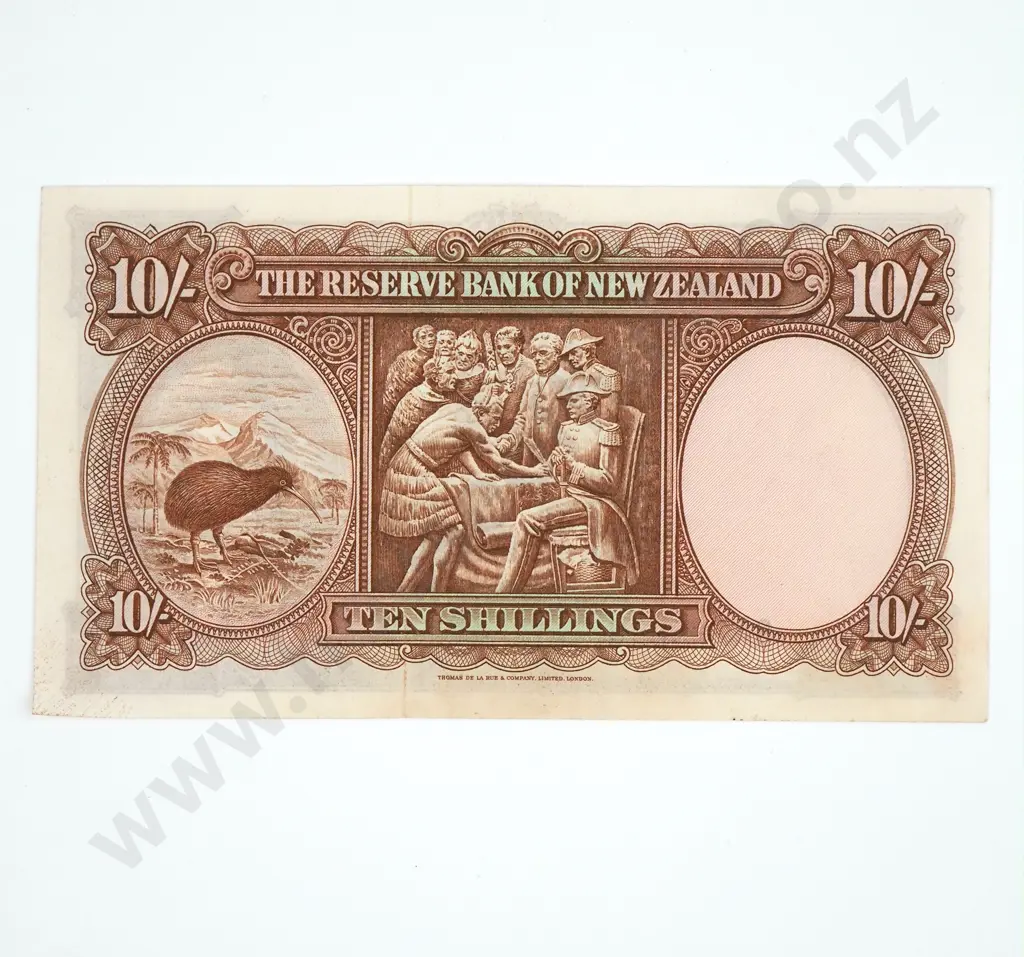 Ten Shilling Fleming Banknote - AUNC Image 1++