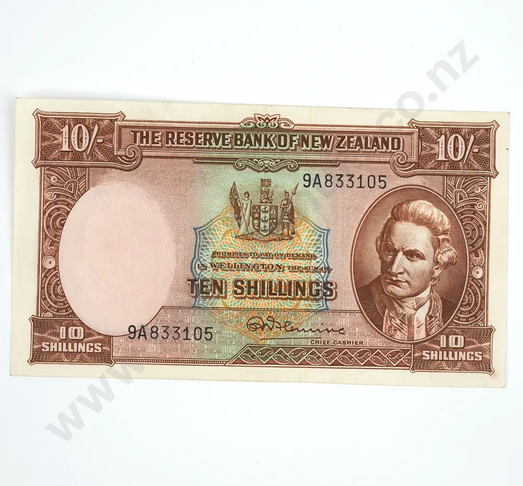 Ten Shilling Fleming Banknote  Image 1++