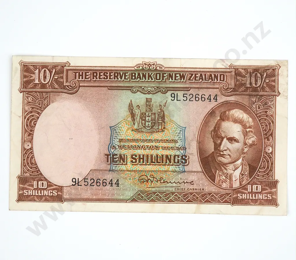 Ten Shilling Fleming Banknote  Image 1++