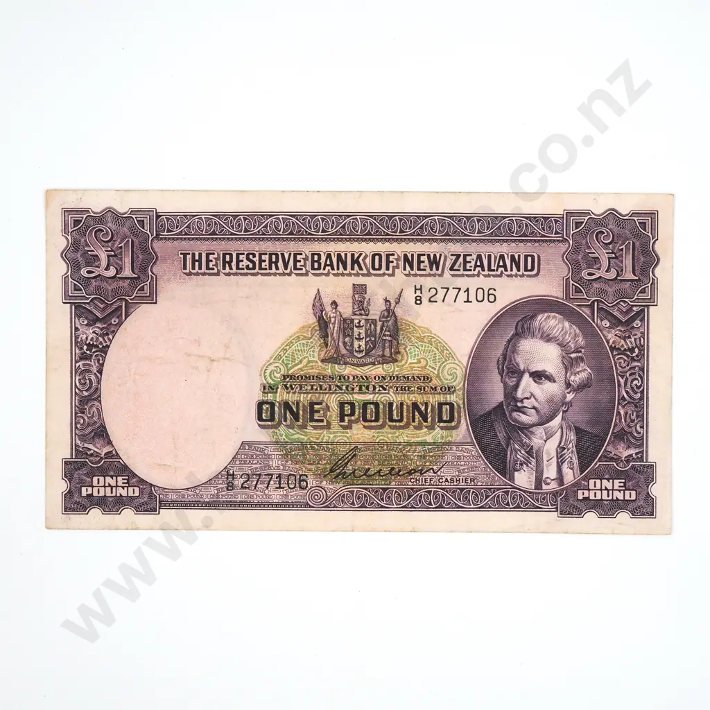 One Pound Wilson Banknote - EF  Image 1++