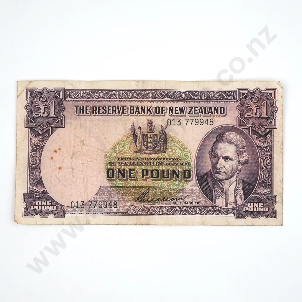 One Pound Wilson Banknote  Image 1++