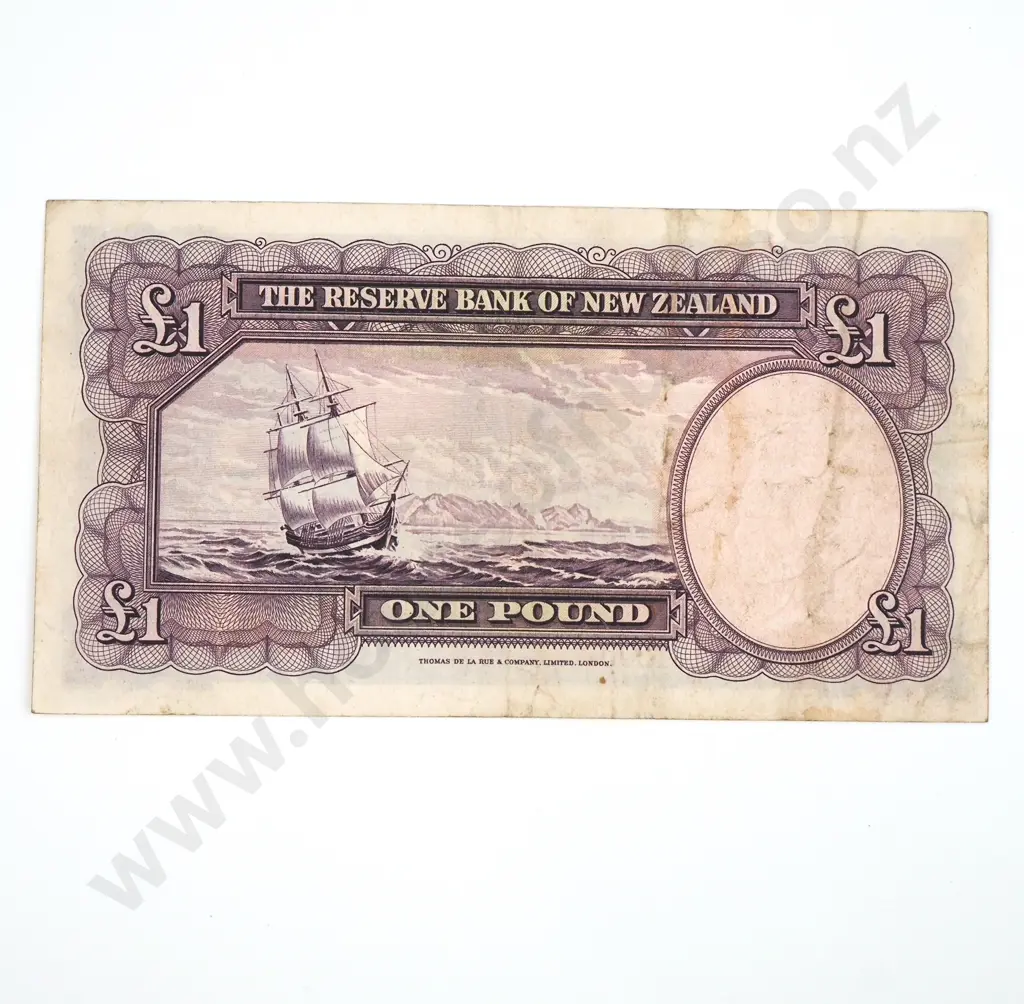 One Pound Fleming Banknote - Interesting Serial Number  Image 1++